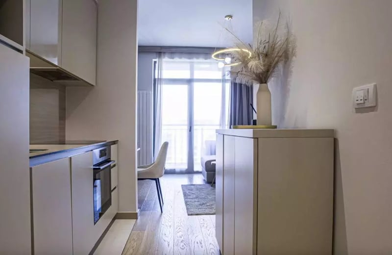Long-term rental of a studio apartment, 32 m², Belgrade, Serbia