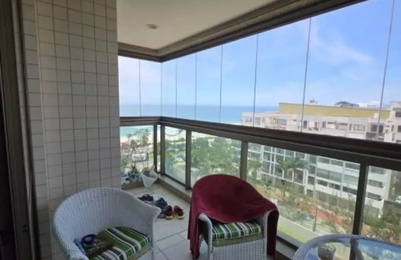 Alquiler a largo plazo de un piso, 200 m², en el distrito de Barra da Tijuca, Río de Janeiro, Brasil