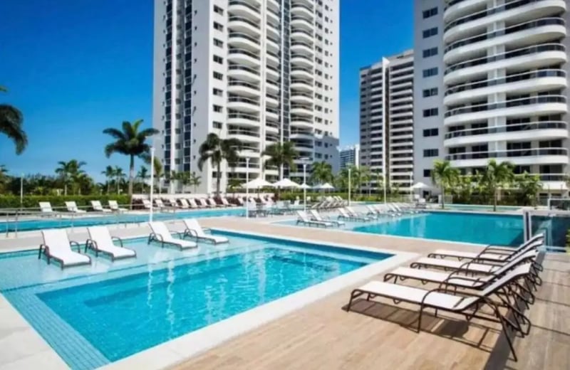 Long-term rental of a 3-bedroom apartment, 110 m², in Barra da Tijuca, Rio de Janeiro, Brazil