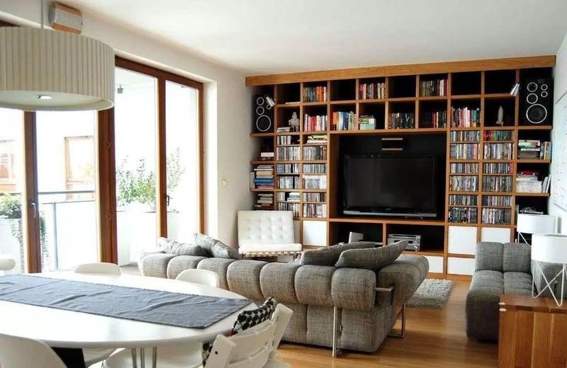 Long-term rental of a 3-room apartment, 78 m², Powiśle, Warsaw, Poland