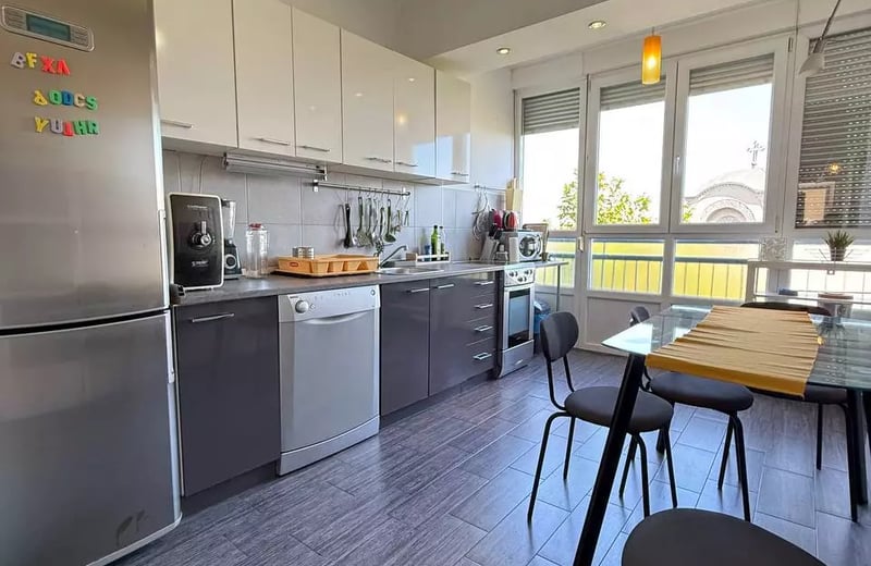 Langzeitmiete einer 2-Zimmer-Wohnung, 60 m², im Stadtzentrum, Belgrad, Serbien