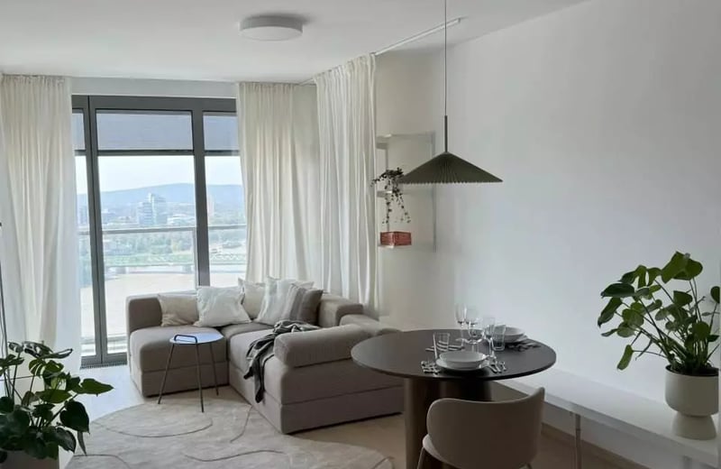 Long-term rental of a 2-room apartment, 58 m², in Staré Mesto, Bratislava, Slovakia