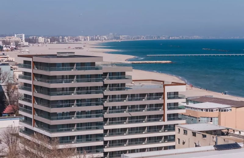 Long-term rental of a 2-room apartment, 45 m², in Mamaia Nord, Constanța, Romania
