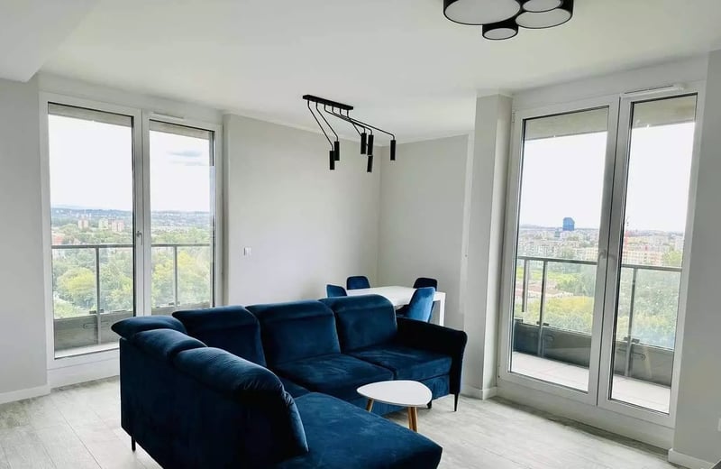 Долгосрочная аренда 4-комнатной квартиры, 83 м², в районе Grzegórzki, Краков, Польша