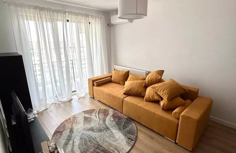Location longue durée d’un appartement de 1 pièce, 32 m², Chiajna, Bucarest, Roumanie
