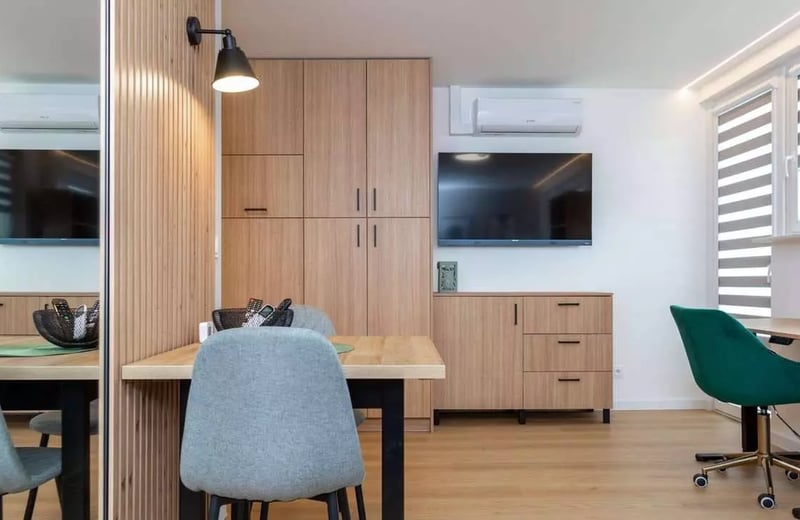 Location longue durée d’un appartement de 1 pièce, 28 m², Śródmieście, Wrocław, Pologne