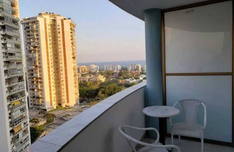 Долгосрочная аренда студии, 40 м², Barra da Tijuca, Рио-де-Жанейро, Бразилия
