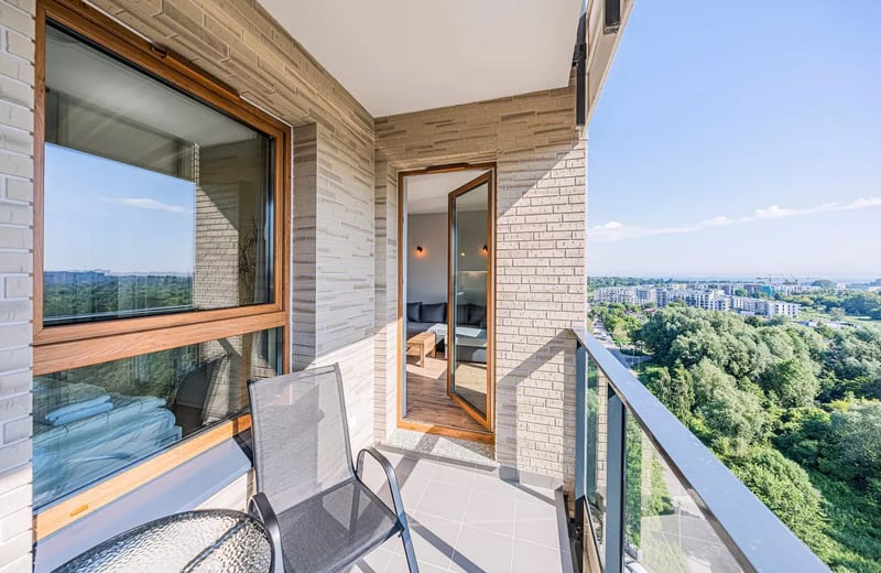 Rental of a modern 2-room apartment, 40 m², Letnica, Gdańsk, Poland