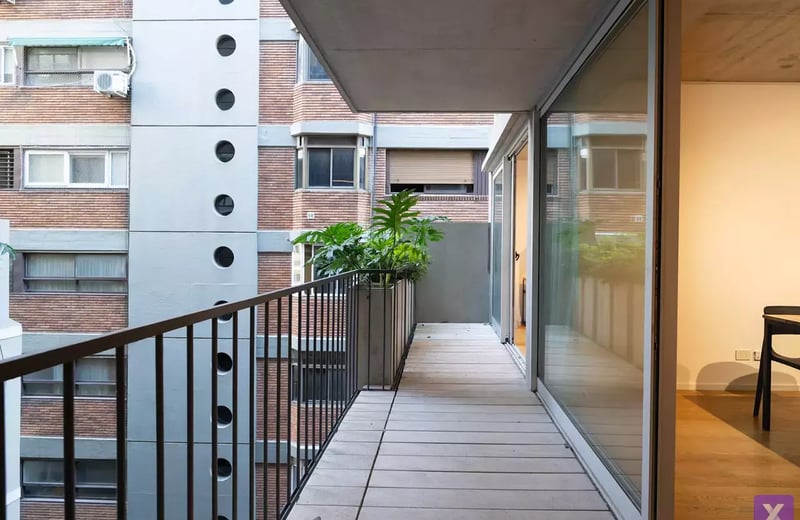 Location à long terme — appartement 2 pièces dans un immeuble neuf haut de gamme Torre Alley, Buenos Aires, Argentine, Recoleta/Palermo