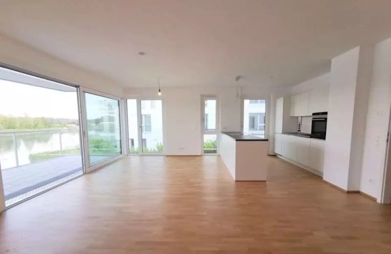 Alquiler a largo plazo, lujoso apartamento de 4 habitaciones junto al Danubio, Viena, distrito 19